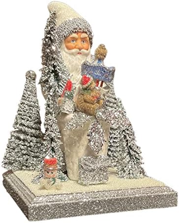 Pinnacle Peak trgovačka kompanija Ino Schaller Joyful Blizzard Santa njemački božićni papir
