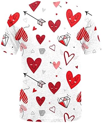 Duksevi za Valentinovo za žene grafički pulover Ljubav srca Pismo Ispis dukserice Crewneck Pulover vrhove