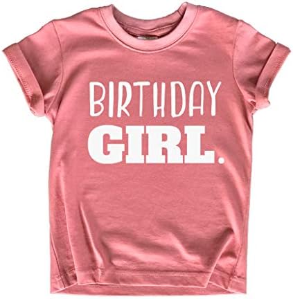 Rođendanska djevojka Košulja Djevojke Birthday Tee Outfit Toddler Baby 1. 2. 3. 3., 4. 5. 6. 7.