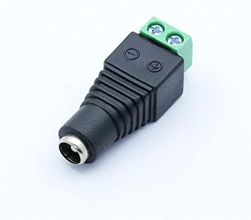 Momtc 10pcs 12V 2,5 x 5,5 mm 5,5 * 2,5 mm DC napajanje priključak za priključak za priključak za priključak za CCTV jednobojni LED svjetlo