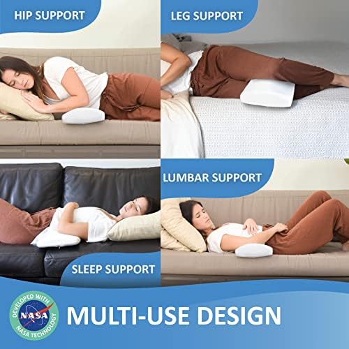 Hlađenje lumbalnog jastuka za spavanje | Podesiva Visinska memorijska pjena za spavanje lumbalnog nosača za spavanje, donji dio stražnjeg