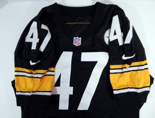1997 Pittsburgh Steelers Gerald Filardi 47 Igra izdana Black Jersey 48 DP21216 - Neintred NFL igra rabljeni dresovi