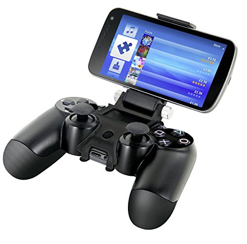 Nyko-Smart Clip Plus kopča za pričvršćivanje pametnog telefona za PlayStation 4 / Dualsense držač pametnog telefona sa kontrolerom / potpuno podesiv ugao gledanja / nosač za igre na pametnom telefonu | iPhone / iOS