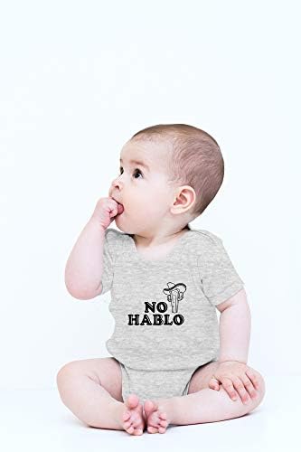 Ne Hablo Espanol - smiješan meksički sarkazam - slatka novorođenčad jednodijelna dječja bodica