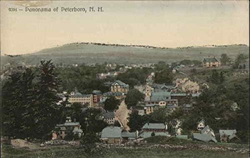 Panorama Peterborough, New Hampshire NH Originalni antički razglednica