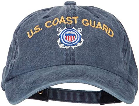Logo Obalske straže SAD vezena oprana kapa od pamučnog Kepera