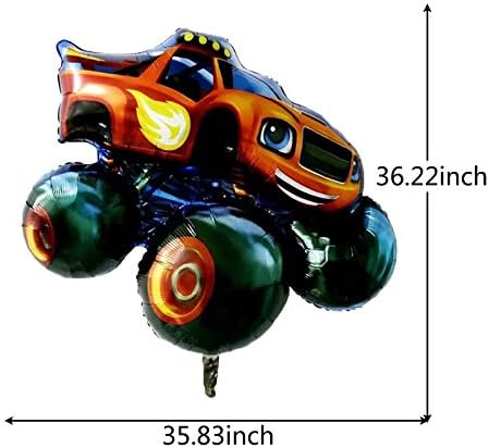 5kom Blaze i Monster Machine baloni folija balon za djecu rođendansku zabavu monster Truck Cars Party Dekoracije