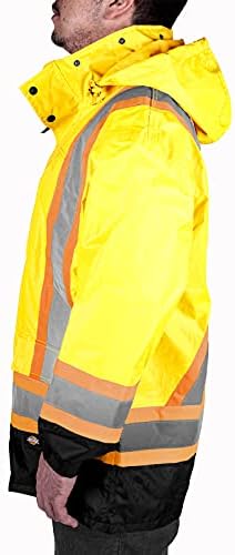 Dickies radna odjeća visoka vidljivost 150-deneriers rain odijelo, 2xl žuta
