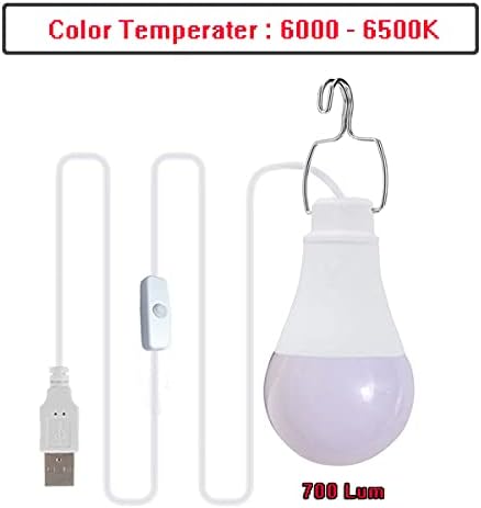 2 paketa USB svjetla za kampiranje 10w sijalica prijenosno svjetlo 700 lumena LED sijalica rasvjeta prijenosni fenjer za hitne slučajeve