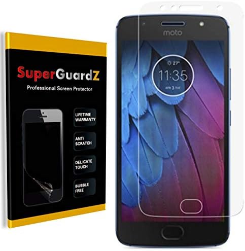 [8-Pack] za Motorola Moto G5s zaštitnik ekrana, SuperGuardZ, Ultra Clear, protiv ogrebotina, protiv mjehurića [doživotna zamjena]