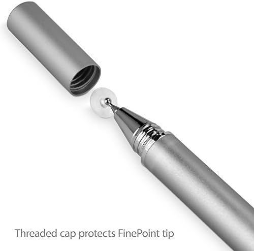 Boxwave Stylus olovka Kompatibilan je s Yeaninkom T58W Pro - Finetouch kapacitivni olovci, super precizno Stylus olovka za Yealink T58W PRO - Metalno srebro