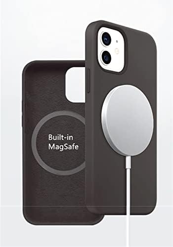 Silikonska futrola za zaštitnu zaštitnu pokrivenost AURACTOTO kompatibilna sa iPhone 13 ugrađenim magnetima