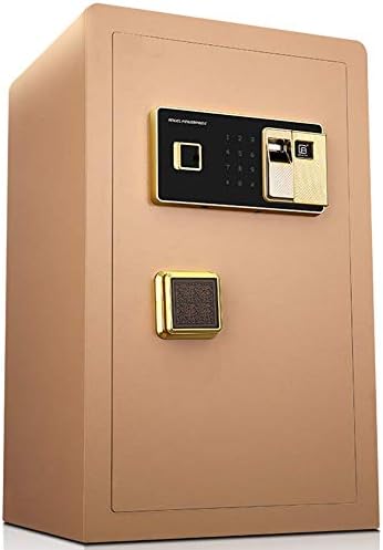 Točak-hy sigurna kutija Elektronska digitalna sigurnosna kutija,biometrijski otisak prsta Kućni Čelični sef, 36x32x58cm, Led displej,
