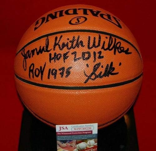 Jamaal Keith Wilkes Los Angeles Lakers potpisao je košarka JSA Hof 2012 Roy 1975 - AUTOGREME KOŠARICE