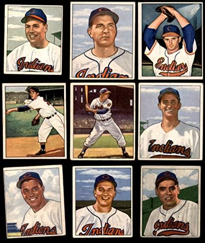 1950. Bowman Cleveland Indijanci tim je postavio Cleveland Indijanci VG Indijanci