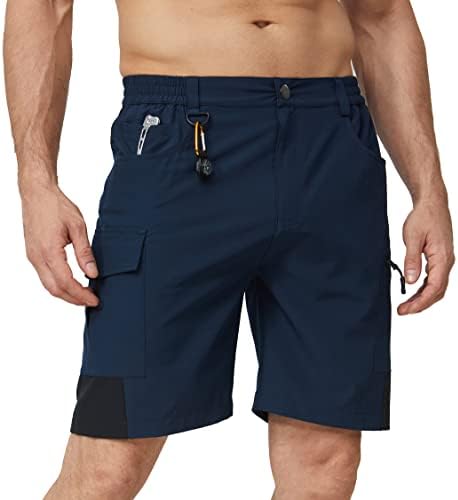 Nomolen Muški planinarski teretni kratke hlače Lagane suhe atletske kratke hlače sa više džepom za vježbanje Golf Camping Cashing