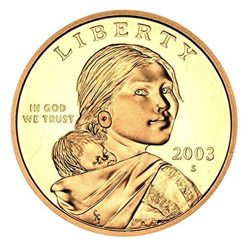 2003 S Sacagawea Inverian American Američki kovanica DCAM GEM Moderni dolar $ 1 $ 1 Doktov DCAM US Mint