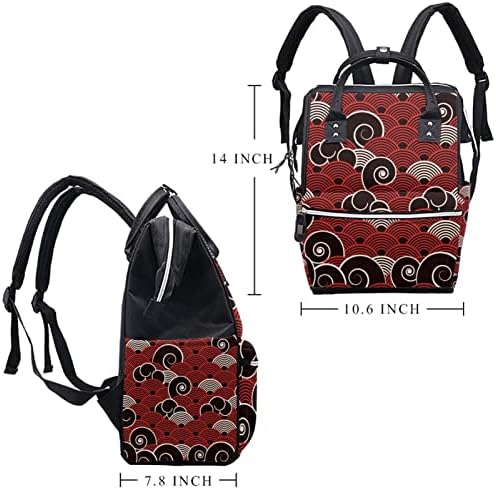 Ikone za odmor Back Raksak za ruksak Baby Nappy Promjena torbe Multi funkcija Velika kapaciteta Travel Bag