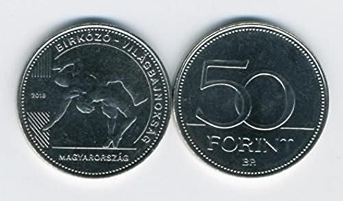 Mađarska 2018. Svjetska prvenstvo hrvanja 50 fulin Komemorativni kovanica kovanica kovanica kovanica kovanica