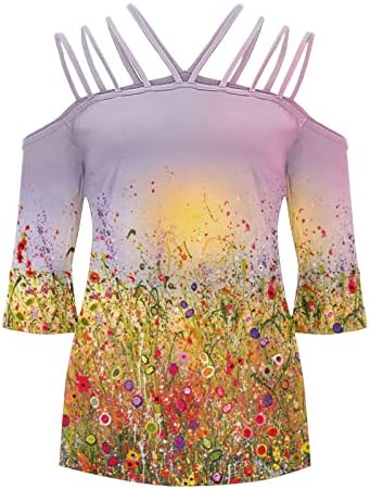 Ženska odjeća Crewneck Grafički labavi fit opuštena fit top majica Ljetni pad za damu 49 49 49 49 49