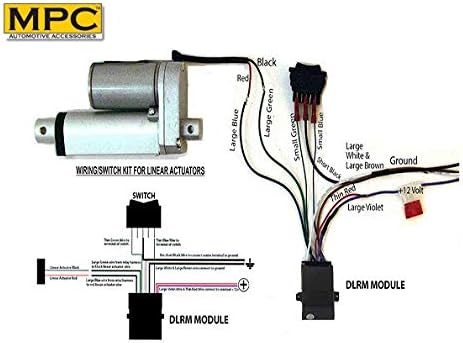 MPC 0462 linearni aktuatori za ožičenje, prekidač i komplet releja