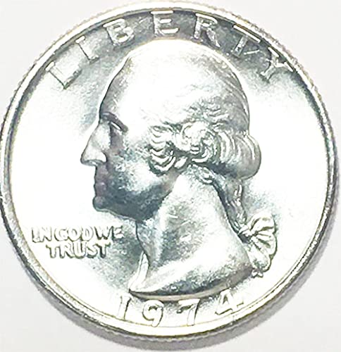 1974 P, D BU Washington Quarters Izbor Neprirkulirano američki set kovanice