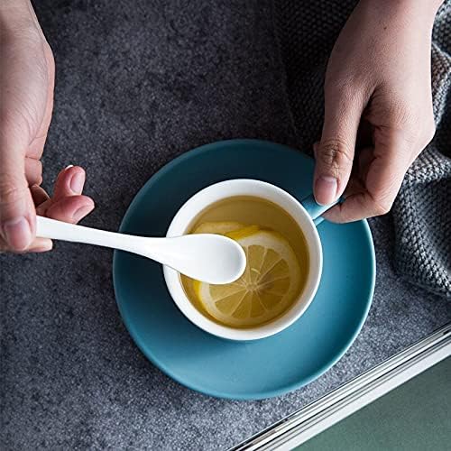 Dodouna Nordic keramička šalica za kafu sa tanjurom set za domaćinstvo Cvetni popodnevni čajnik kreativni jednostavni mlečni mlečni
