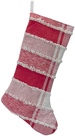 Melrose set od 2 crvene i sive plaćene čarape 72