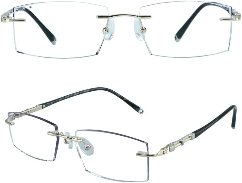 YEIN Fashion naočare za čitanje bez okvira plavo svjetlo blokirajući čitače naočara za muškarce