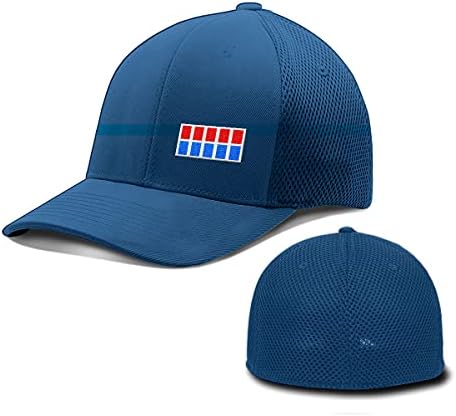 Bustedtees Imperial oficir FlexFit Hat Casual Wear Baseball Cap za muškarce Prozračno Flex Fit Ultrafibre Airmesh opremljena kapa