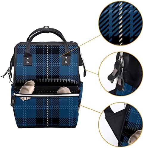 Guerotkr putnički ruksak, ruksak pelena, ruksak pelena, plava plava crna mačka šapa