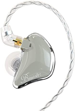 Basn bjumaster trostrukih upravljačkih programa u slušalicama u uhu sa dva odvojiva kablova učvršćuju se u uho pogodno za audio inženjer, muzičar
