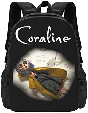 Nikroad Animirani Cora'line Rekovni ruksaci Veliki putni računarski ruksak casual Bookbag Fashion Daypack za dječake Djevojke odrasli