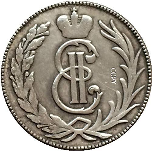 Challenge Coin 1866. Rusija 1 Ruble Alexander III Kopiraj Copysovevenir Novelty Coin Coin Coin Coin Coin Coin