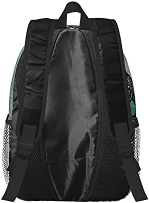 Ocelio Zeleni ruksak od zelenog hobotnice, 15-inčni lagani ruksak za studente, Unisex backpad bakpa za laptop, fakultet