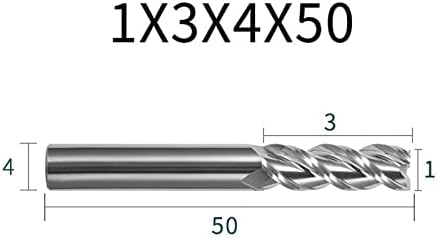 AHEGAS alati za sečenje flauta Legura mlin volfram čelik CNC glodalica krajnji mlin karbid za aluminijum bakar