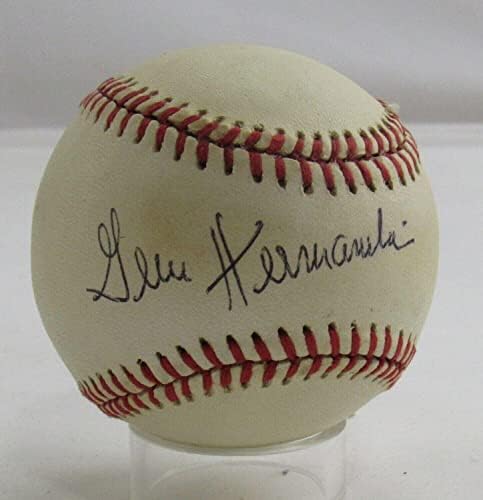 Gene HERMANSKI potpisao je AUTO Autogram Rawlings Baseball B102 - AUTOGREMENA BASEBALLS