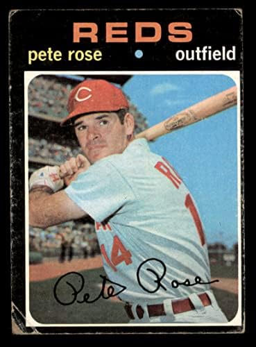 1971 TOPPS # 100 Pete Rose Cincinnati Reds fer crveni