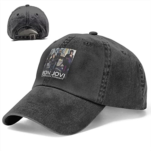 Bon Rock Band Jovi bejzbol kapa za muškarce i žene podesivi kamiondžije šeširi sportovi na otvorenom pamučna tatina kapa crna