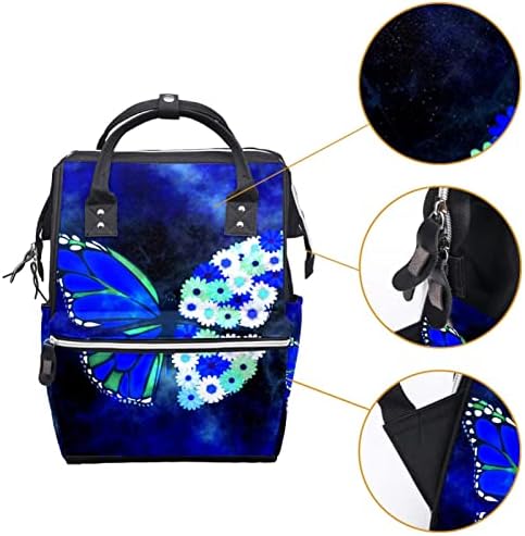 Guerotkr putnički ruksak, torba pelena, ruksačke pelene torbe, cvjetni leptir u prostoru