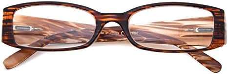 Okažite naočale za oči za žene za žene čitanje +3,50 Striped Okvir Čitanje naočala