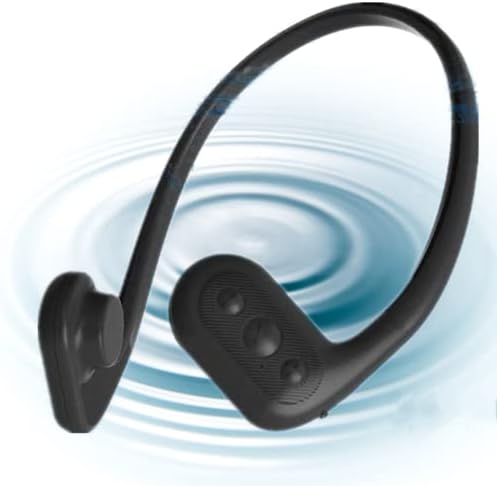 Slušalice kostiju Plivanje, Tayogo IPX8 8GB Waterpoof MP3 player, podvodna slušalica za plivanje, trčanje, biciklizam-crna