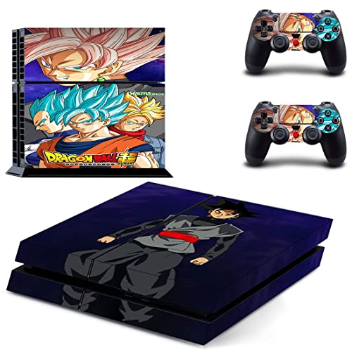 Anime Drago i VIP baloni Son Goku, Vegeta, Super Saiyan PS4 ili PS5 naljepnica za PlayStation 4 ili 5 konzolu i 2 kontrolera naljepnica vinil-V1057