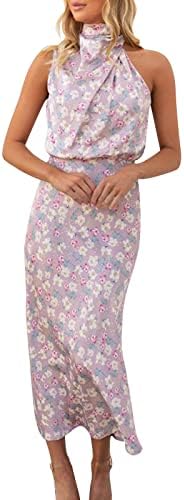 Vruće proizvode Fabriku Modne žene Ljeto Ležerne prilike od tiskane cvjetne rajone, haljina s gumbima