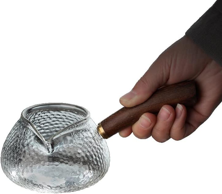 Lemail wig bočna ručka sajamski čaša staklo otporan na toplinu Kung Fu Čaj za čaj za čaj čekić uzorak uzorak muški čaj odvoda 侧 把