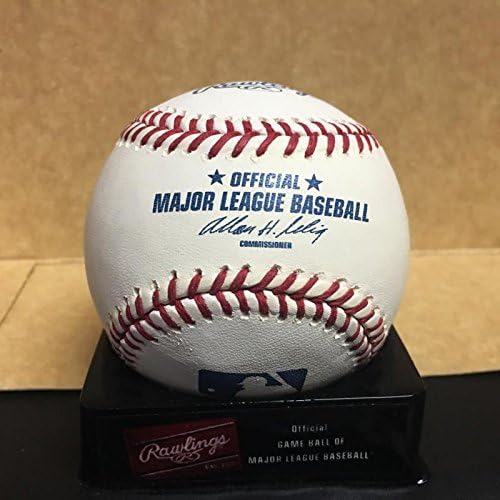 Ryan Chaffee Marlins / Angels potpisan M.L. Baseball w / coa