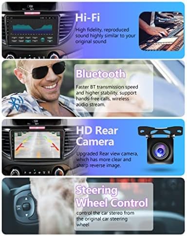 Auto Stereo za Honda CRV 2012- Android 11 ekran osetljiv na dodir multimedijalni auto Radio Bluetooth Apple Carplay Andriod Auto, podrška WiFi GPS navigacija HiFi FM / RDS SWC sa rezervnom kamerom 2G+32G