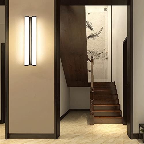 Wmdtr novi kineski stil zidna lampa tkanina zidne lampe jednostavna Rustikalna Crna karbonska čelična zidna lampa E27 zidna Sconce