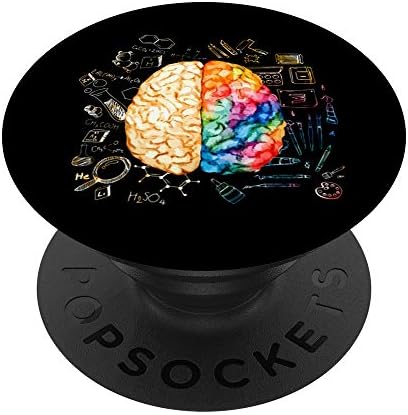 Šareni mozak - nauka i umjetnost - neuroznanost Neurolog Popsockets Popgrip: Zamljivanje hvataljka za telefone i tablete