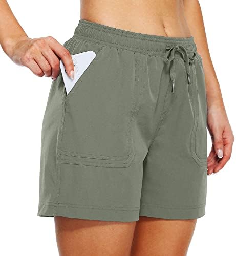 Dbylxmn joga kratke hlače sa džepovima za žene Golf Brze kratke hlače Atletic Vanjske kratke hlače Vodene žene Ženske kratke hlače